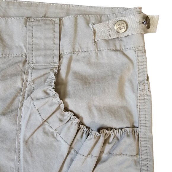 Ice Iceberg Flower Embroidered Cotton Shorts - Picture 5 of 8